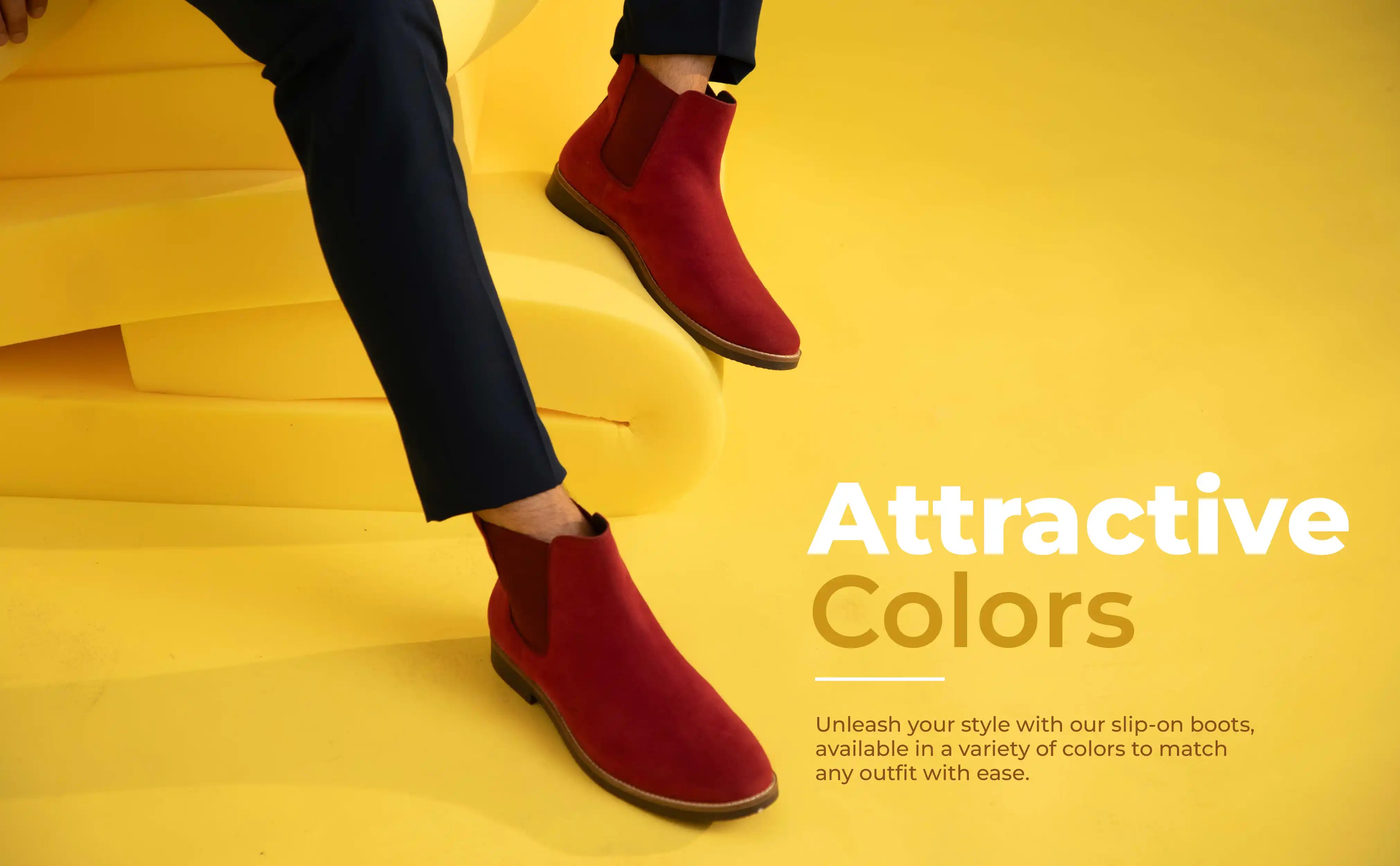 Men Chelsea Boots Suede