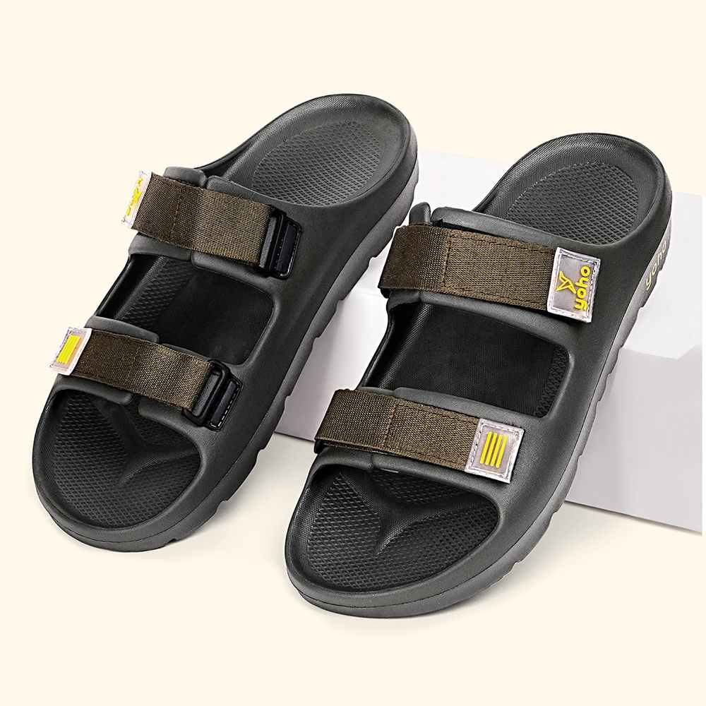 Wilo Double Strap Men Sandals – YOHO LIFESTYLE - Main Image