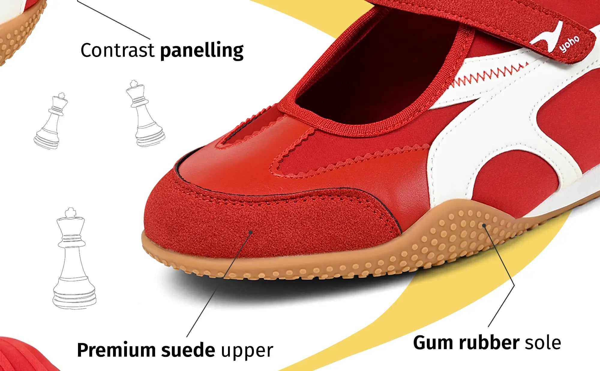 Juno Vivid Mary Jane Sneakers For Women