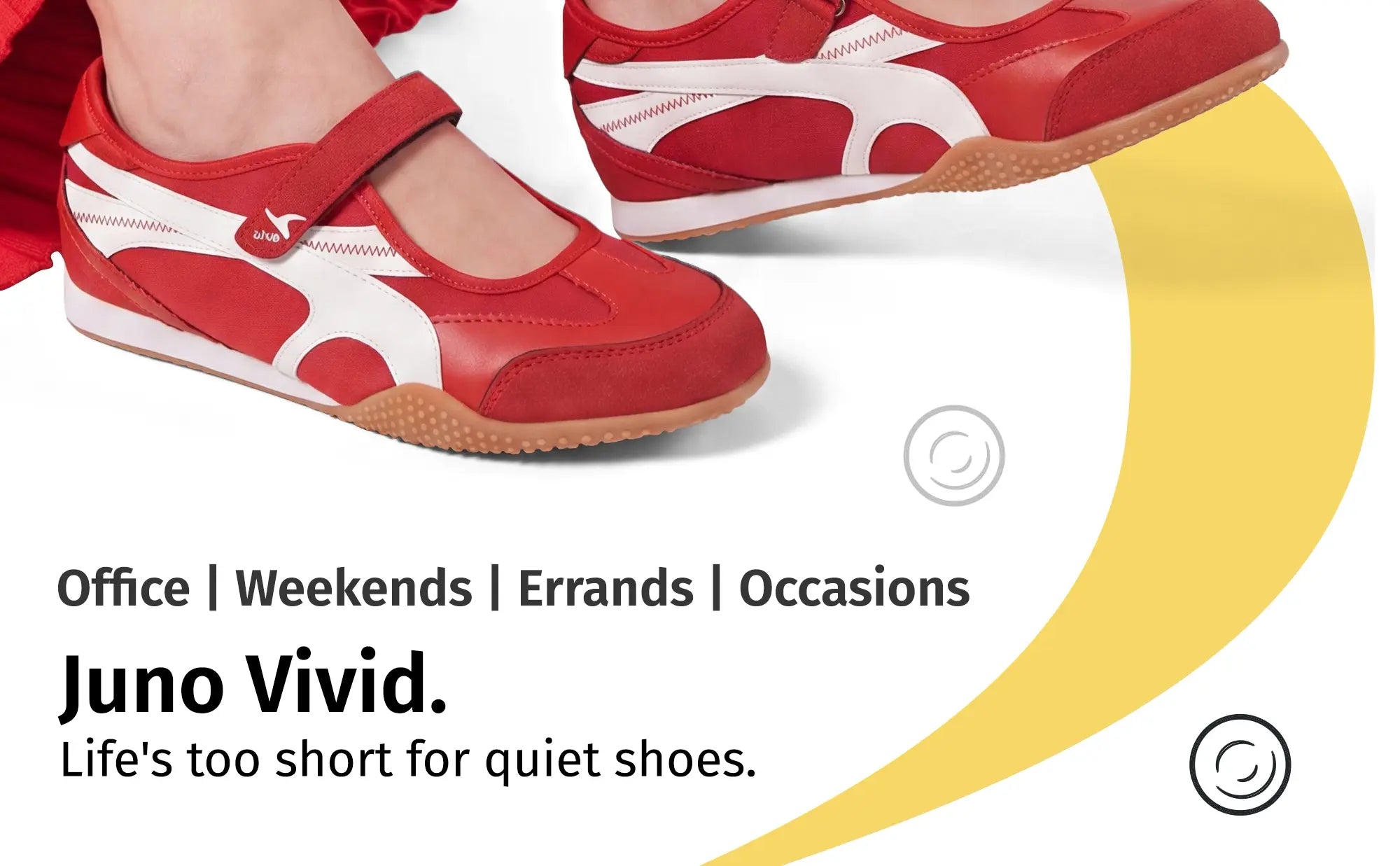 Juno Vivid Mary Jane Sneakers For Women