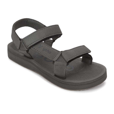 Balenciaga Dark Grey Leather Studded Ankle Strap Flat Sandals Size 39.5  Balenciaga | TLC