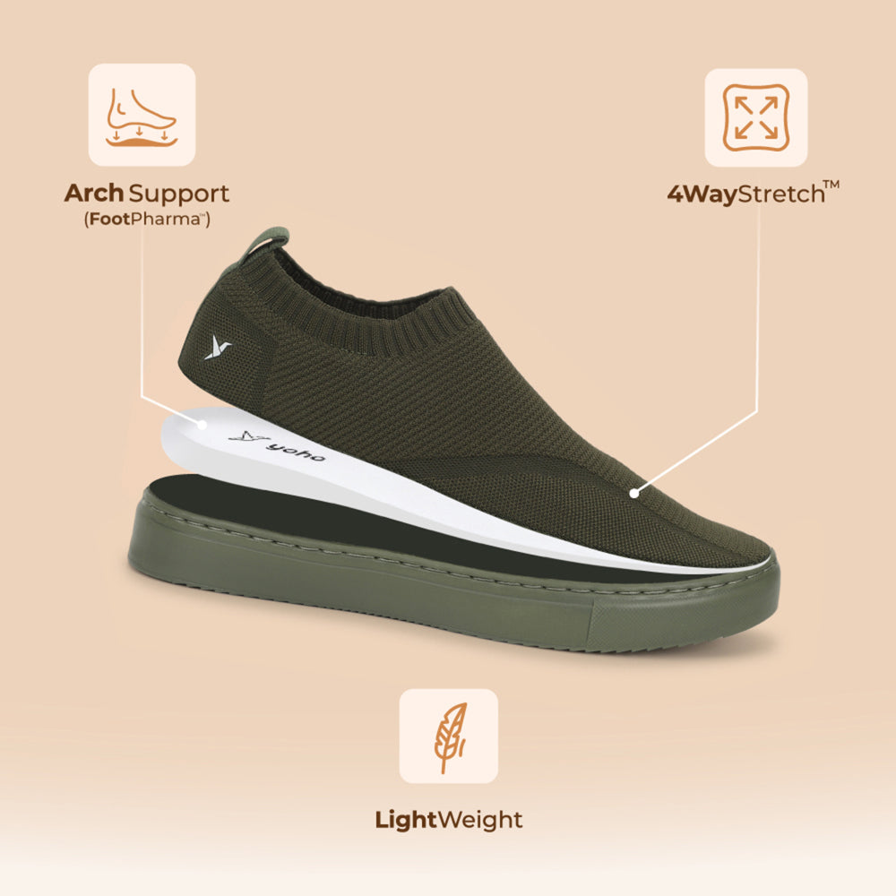 Buy Men Slip-ons Shoes Online| FreeStep â YOHO LIFESTYLE