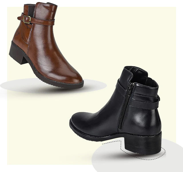 Slays Collar Strap Boots