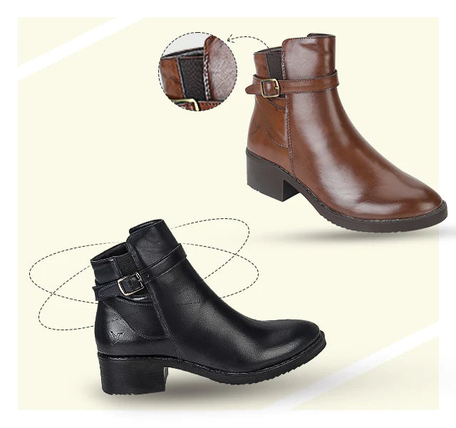 Slays Collar Strap Boots