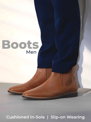 Brown boots mens sales sale