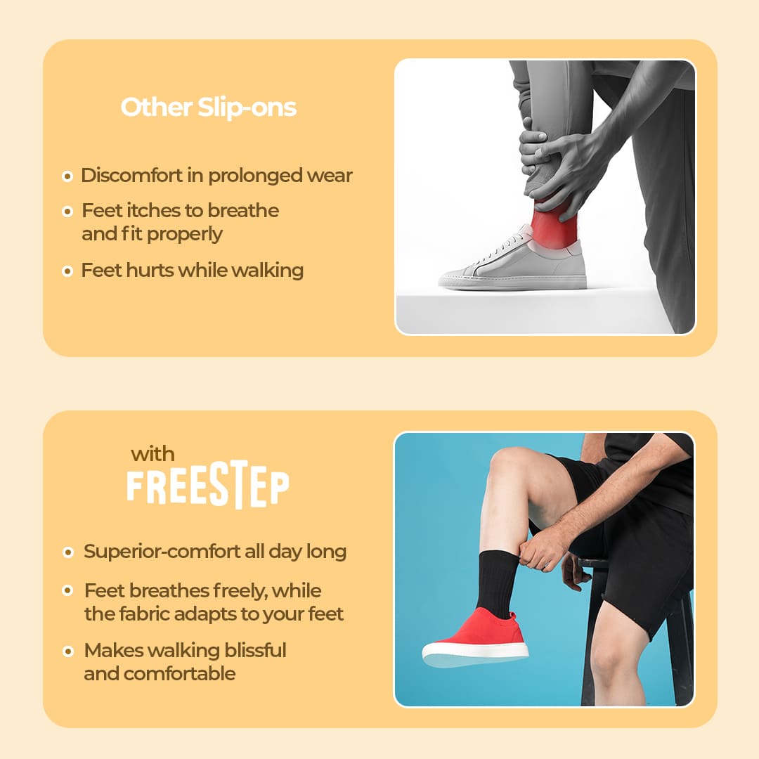 Buy Men Slip-ons Shoes Online| FreeStep â YOHO LIFESTYLE